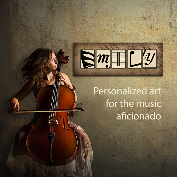 Personalized Music Name Art — Shop Custom Name Art Online - Personal-Prints