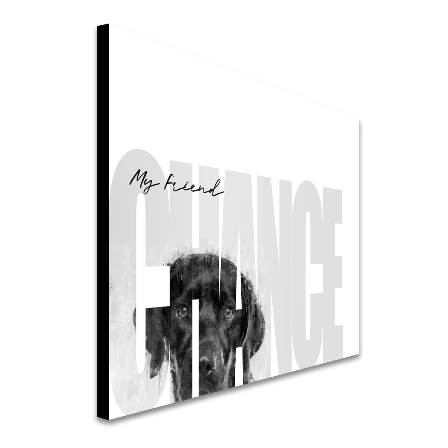 Personal-Prints art My Friend - Black Lab