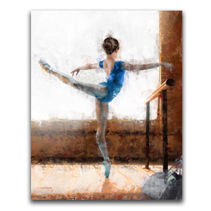 Personal-Prints art 11&quot;x14&quot; Block Mount Personalized Ballet Art