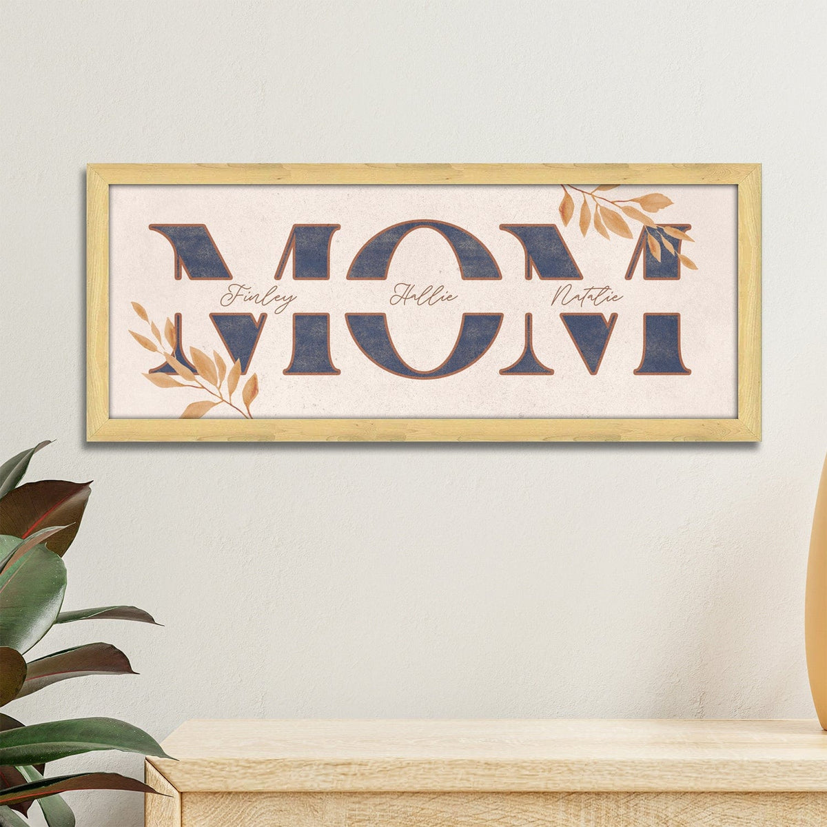 Personal-Prints art Personalized Mid-Century Mom Sign