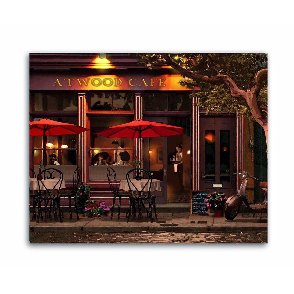 Personal-Prints art Personalized Street Cafe