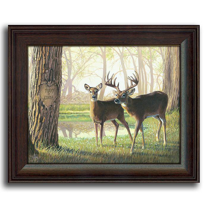 Personal-Prints art Personalized Whitetails 2