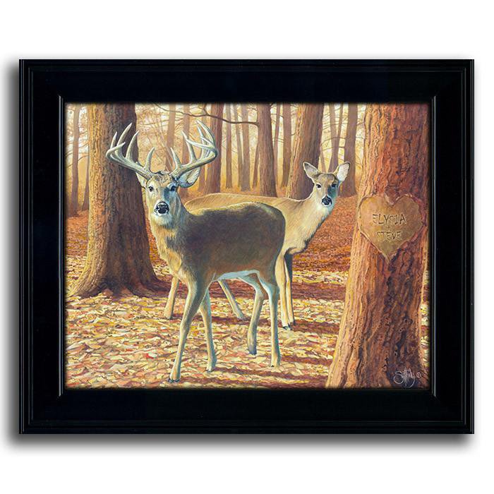 Personal-Prints art Personalized Whitetails 3