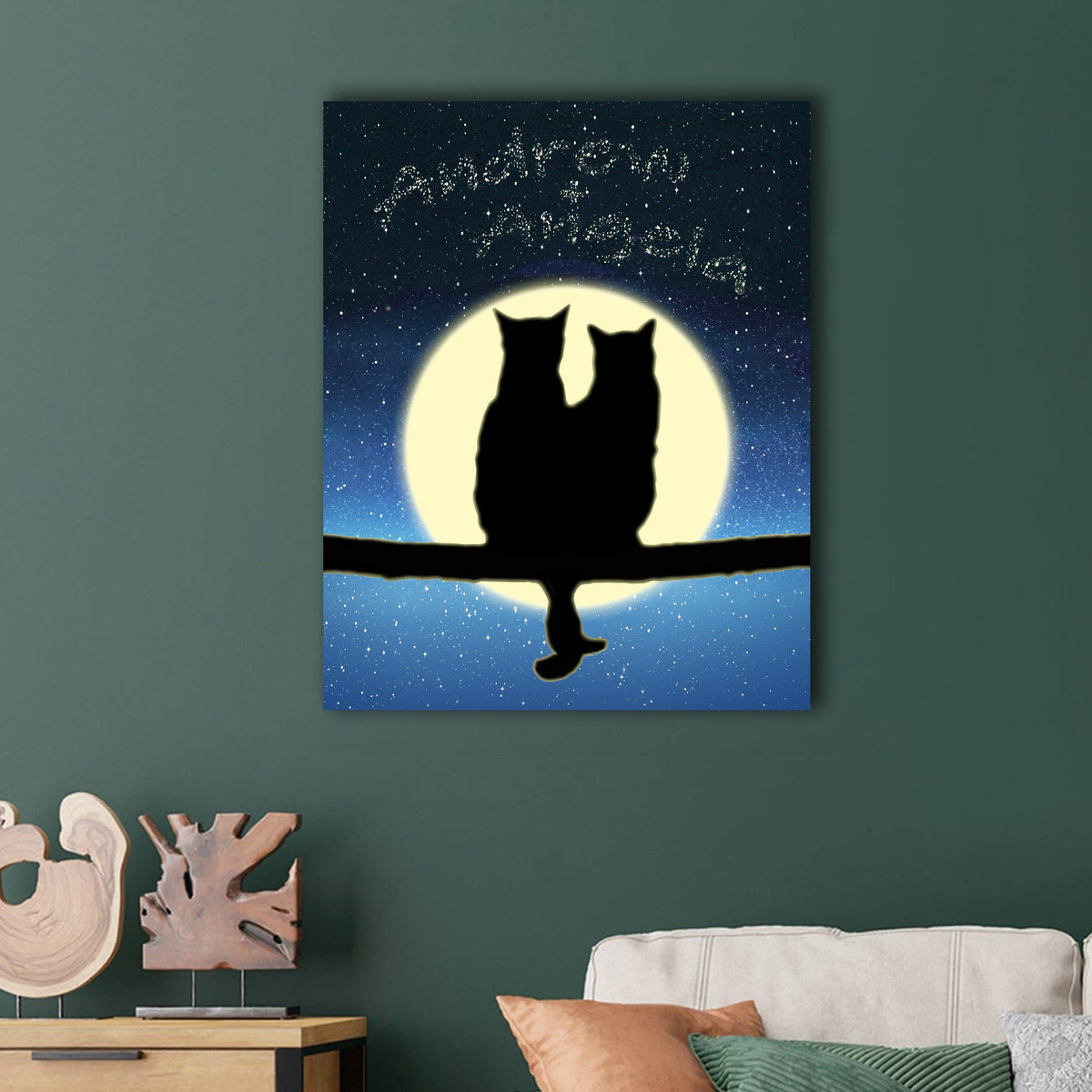 Personal-Prints art Purrfect Night