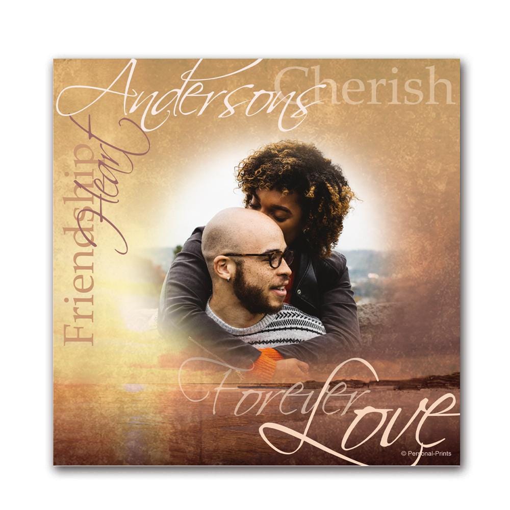 Personal-Prints art 16"x16" Block Mount Romance Photo Art