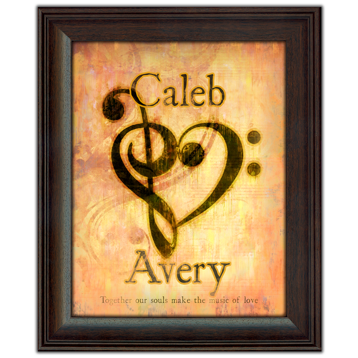 Personal-Prints art 14&quot;x17&quot; Framed Romantic Melody