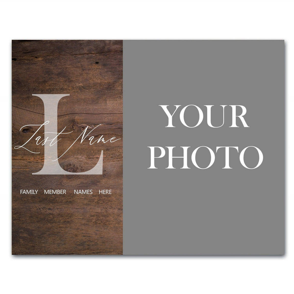 Personal-Prints art Rustic Monogram Photo Art