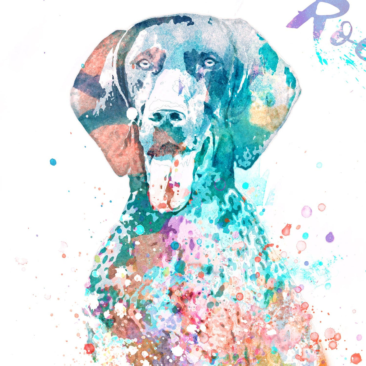 Personal-Prints art Shorthaired Pointer Watercolor Print