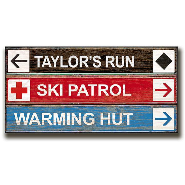 Personal-Prints art Ski Lodge Sign