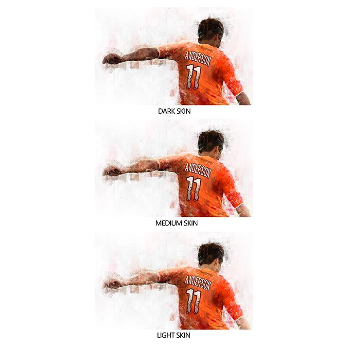 Personal-Prints art Soccer Personalized Print