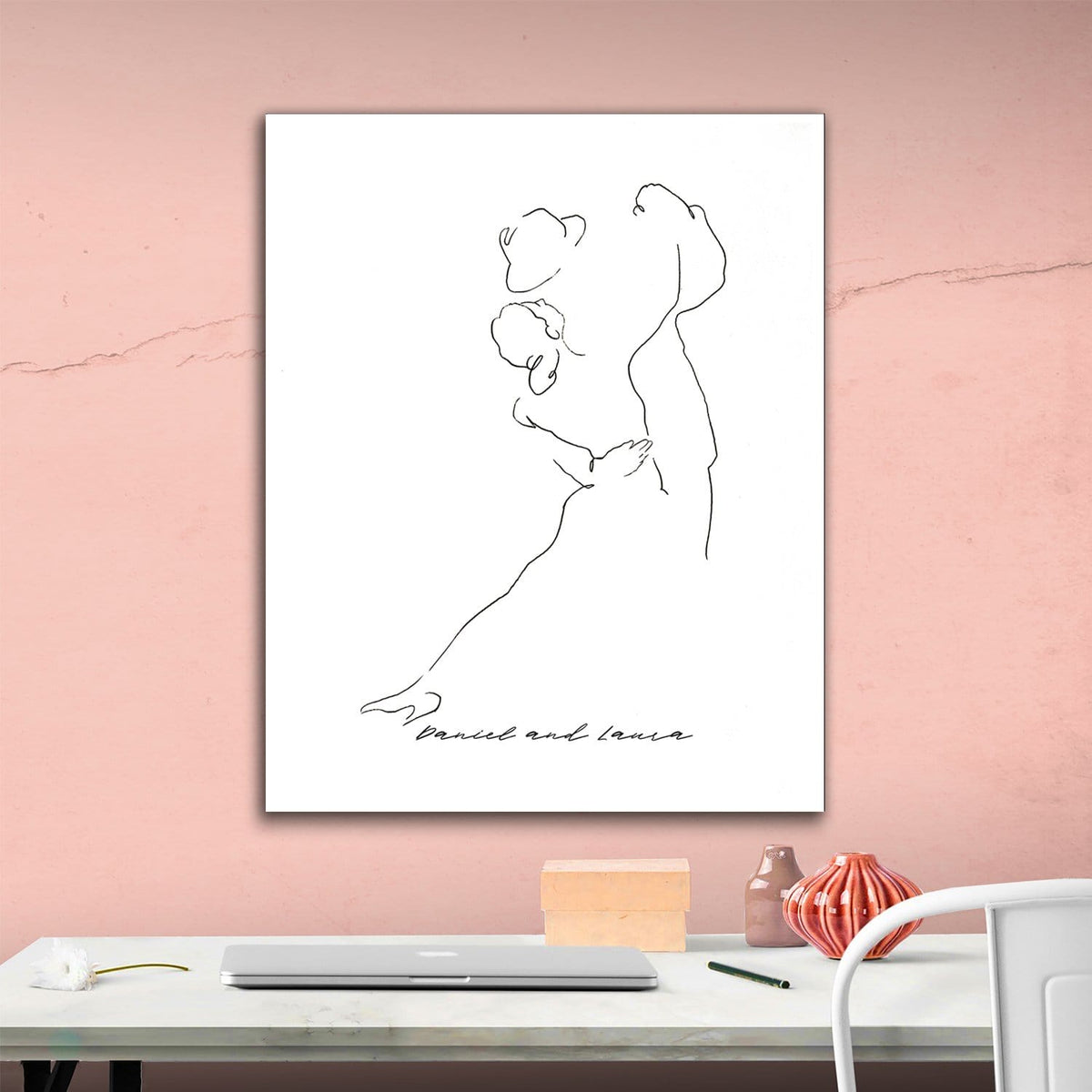 Personal-Prints art The Dance - Line Drawing