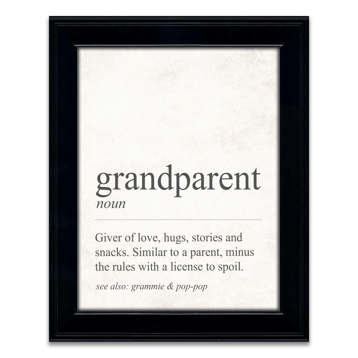 Personal-Prints art 14&quot;x17&quot; Framed Under Glass The Definition of Grandparent