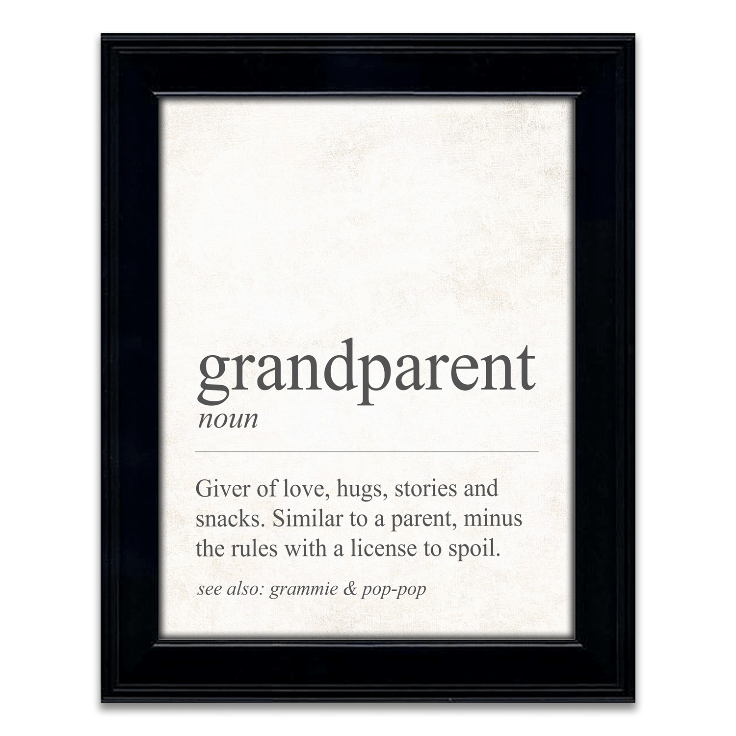 Personal-Prints art 14"x17" Framed Under Glass The Definition of Grandparent
