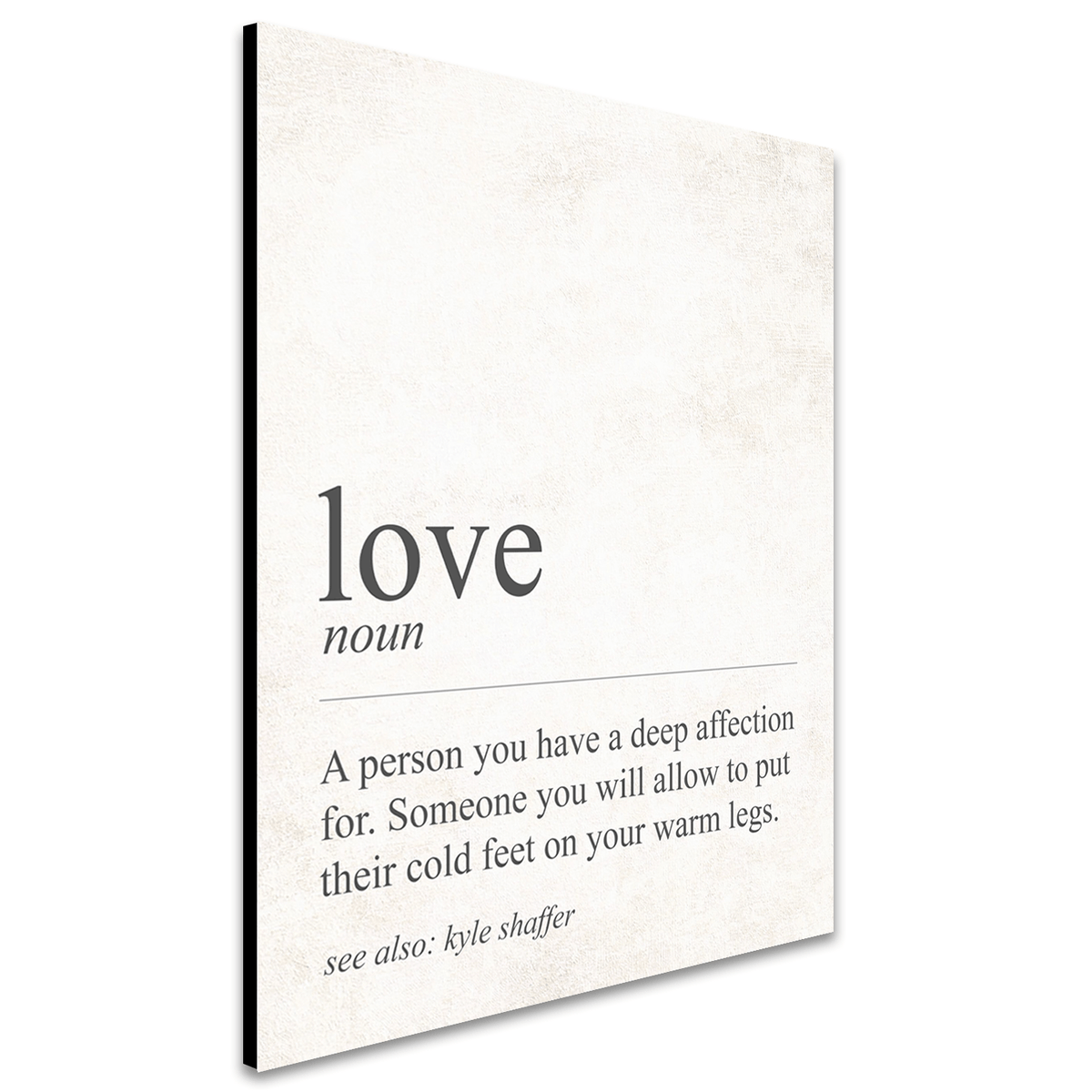 Personal-Prints art The Definition of Love