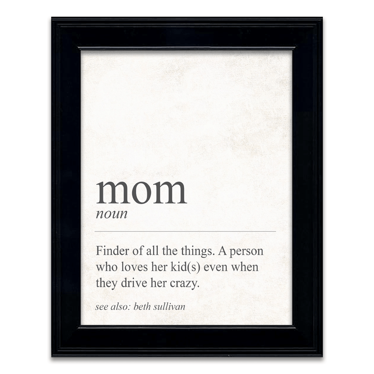 Personal-Prints art 14&quot;x17&quot; Framed Under Glass The Definition of Mom