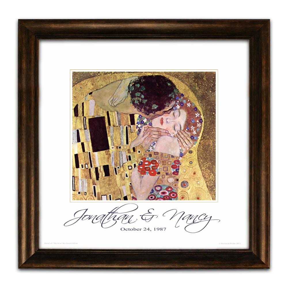 Personal-Prints art The Kiss - Personalized