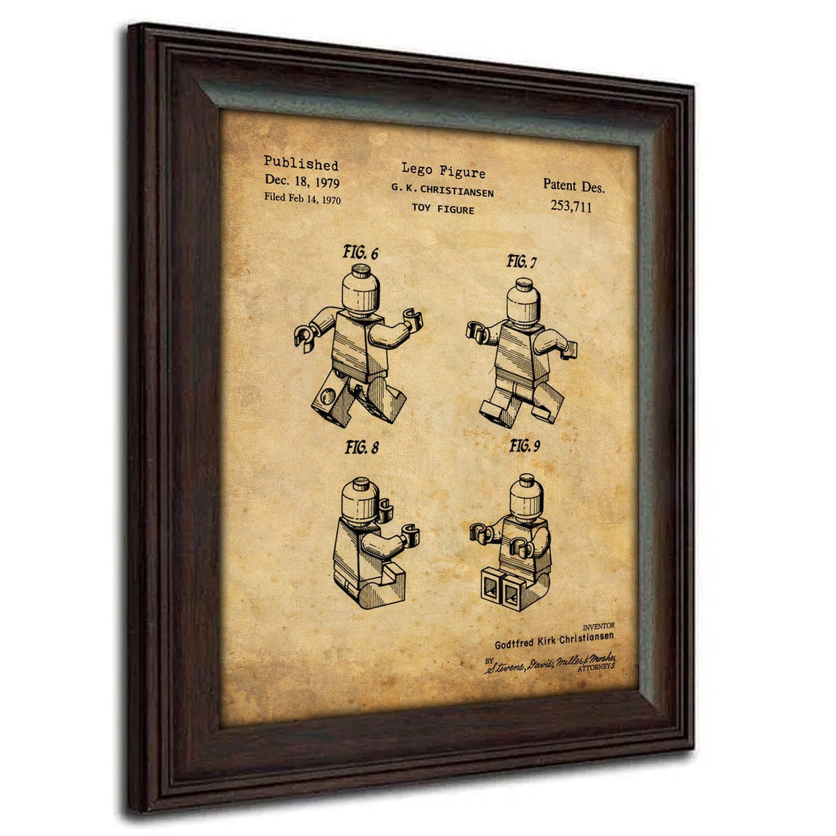 Personal-Prints art Figure Patent Toy Block - Patent Art