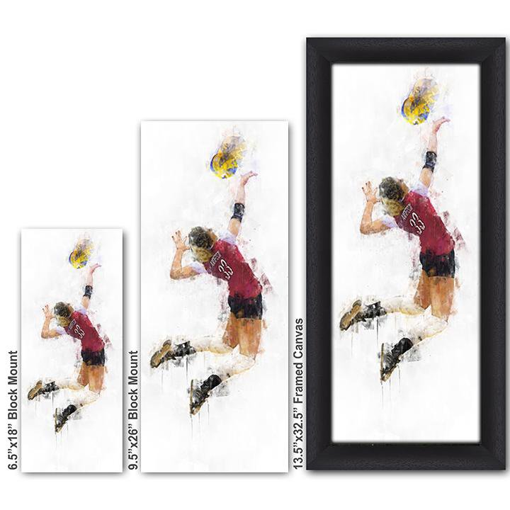 Personal-Prints art Volleyball Personalized Print