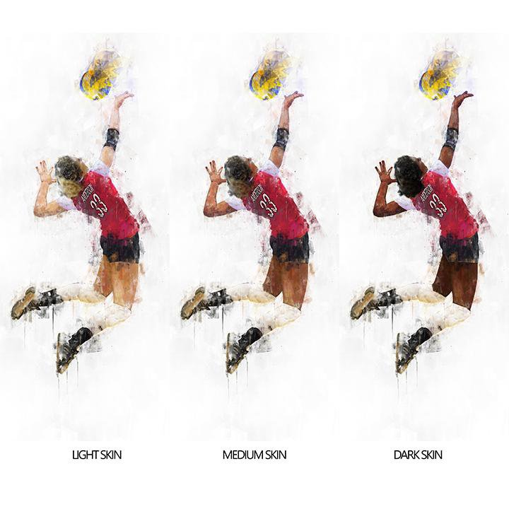 Personal-Prints art Volleyball Personalized Print