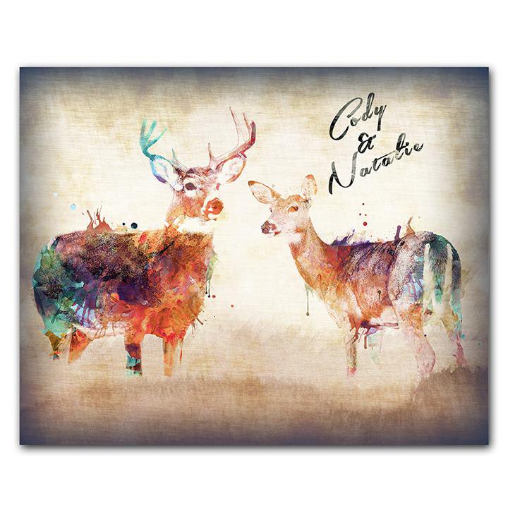 Personal-Prints art Watercolor Deer