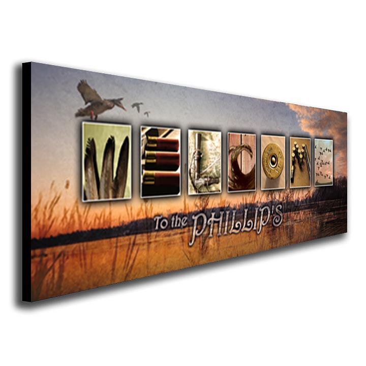 Personal-Prints art Welcome Duck Hunter Sign