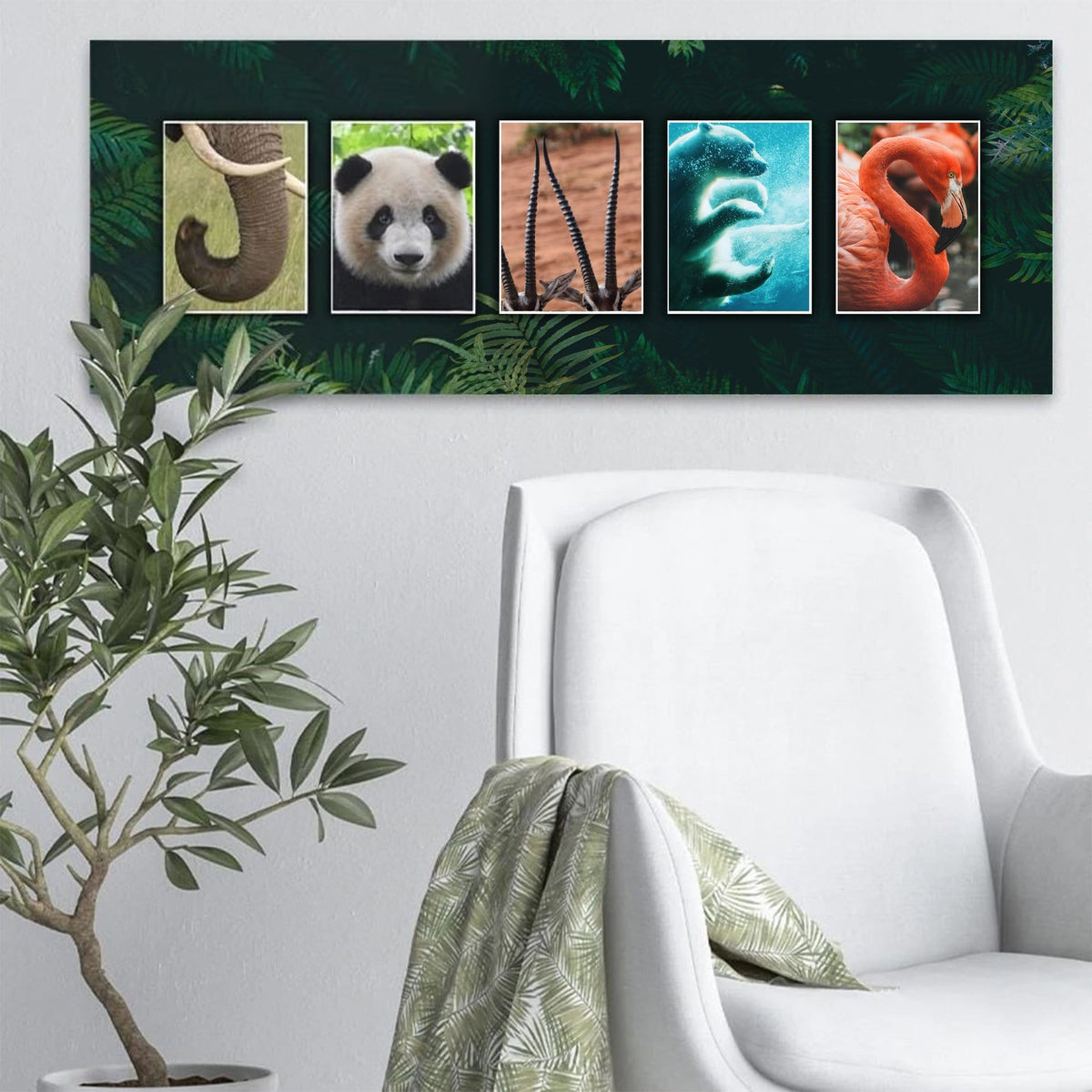 Personal-Prints art Zoo Animal Name Art Print